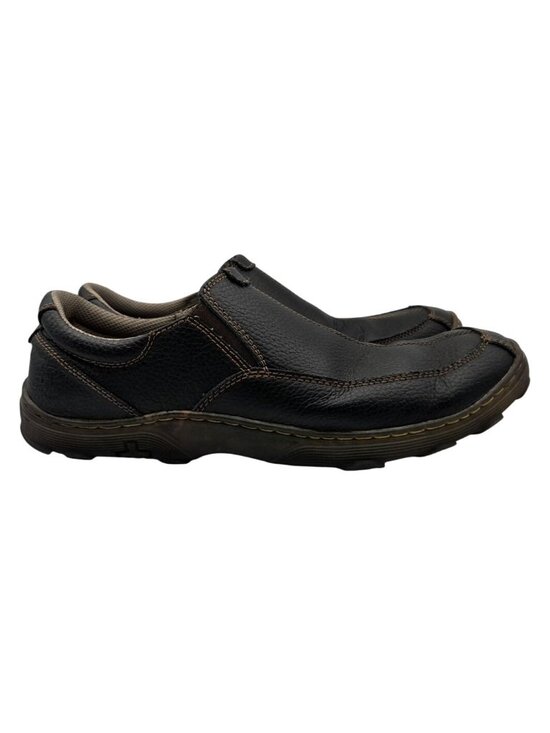 Dr Martens Carlton Mens Size 12 Brown Leather Loafers Casual Slip-On Shoes Clogs